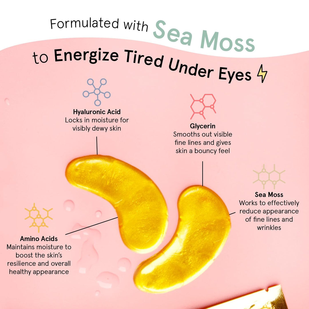 grace &amp; stella Award Winning Under Eye Mask - Birthday Gifts for Women - Gel Eye Patches for Dark Circles, Puffy Eyes, Undereye Bags - Mothers Day Gifts for Mom - Vegan Self Care (24 Pairs, Gold)