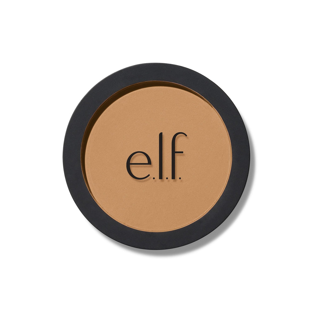 e.l.f. Primer-Infused Bronzer, Long-Lasting, Lightweight &amp; Buildable Powder Bronzer, Delivers A Matte Finish, Vegan &amp; Cruelty-Free