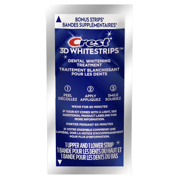 Crest 3D White Professional Effects Whitestrips 20 Treatments + Crest 3D White 1 Hour Express Whitestrips 2 Treatments - Teeth Whitening Kit