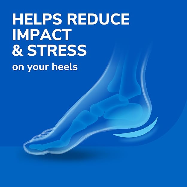 Dr. Scholl's Heel Cushions with Massaging Gel Advanced // All-Day Shock Absorption and Cushioning to Relieve Heel Discomfort