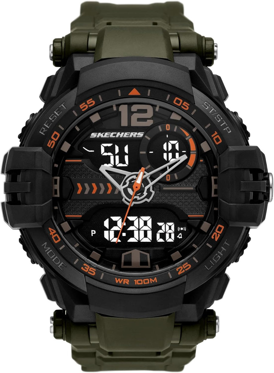 Skechers SR1160 Analog-Digital Watch for Men Sullivan Green
