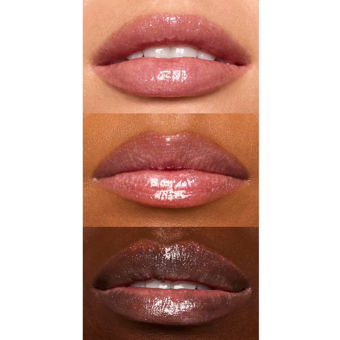 e.l.f. Glow Reviver Lip Oil, Nourishing and Hydrating with High-Shine Glimmer Finish & Sheer Wash Of Color, Minty Scent, Non-Sticky, Vegan & Cruelty-free