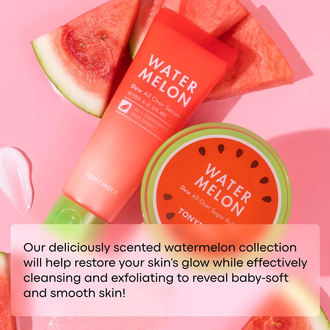TONYMOLY Watermelon Dew All Over Body &amp; Face Serum, Hydrating Serum for Glowing Skin, Korean Skincare, Watermelon Extract, Aloe Leaf Extract &amp; Centella Asiatica, All Skin Types