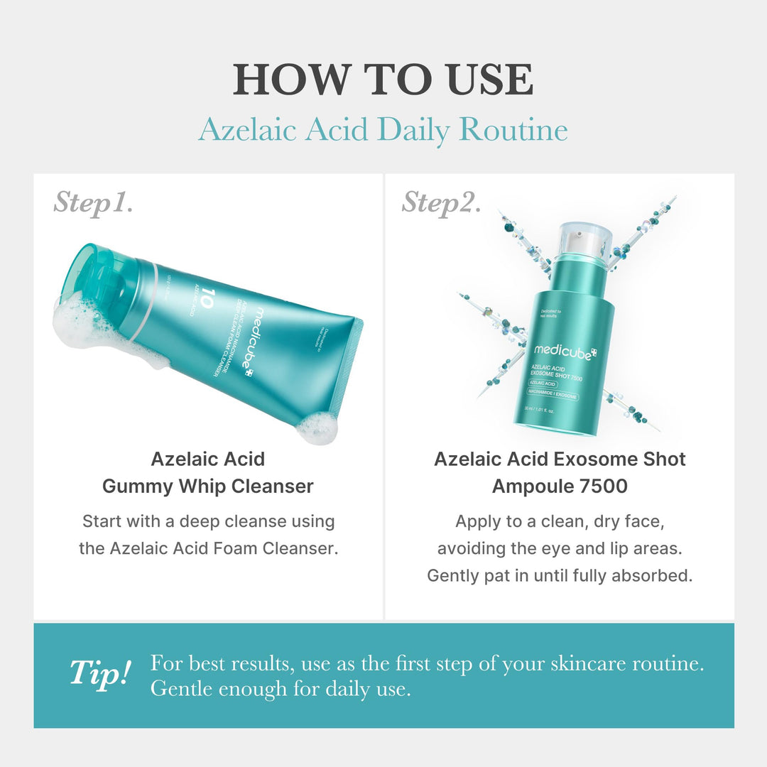 Medicube Exosome Shot Spicule Facial Serum |AHA+BHA+PHA |  Korean Skincare 30 ml