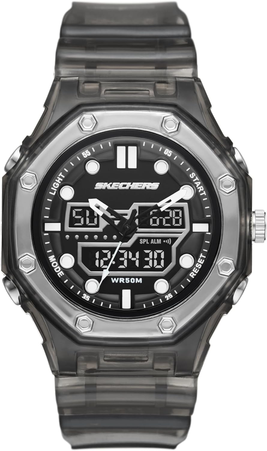 Skechers SR1165 Analog-Digital Watch for Men - Matfield Black