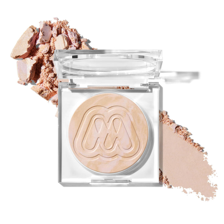 Morphe Cloudlight Soft Glow Veil Finishing Powder - Sheer, Weightless Pressed Face Powder with Light-Reflecting Glow - Makeup Setting Formula for Radiant, Complexion Finish