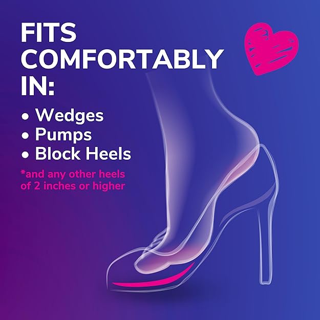 Dr. Scholl's Ball of Foot Cushions for High Heels (One Size) // Relieve and Prevent Ball of Foot Pain with Discreet Cushions That Absorb Shock and Make High Heels More Comfortable - For Women's  Shoe Sizes 6-10