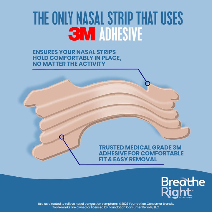 Breathe Right Extra Strength, Nasal Strips, Drug Free Nasal Congestion Relief for Better Breathing, Help Relieve Snoring, 26ct