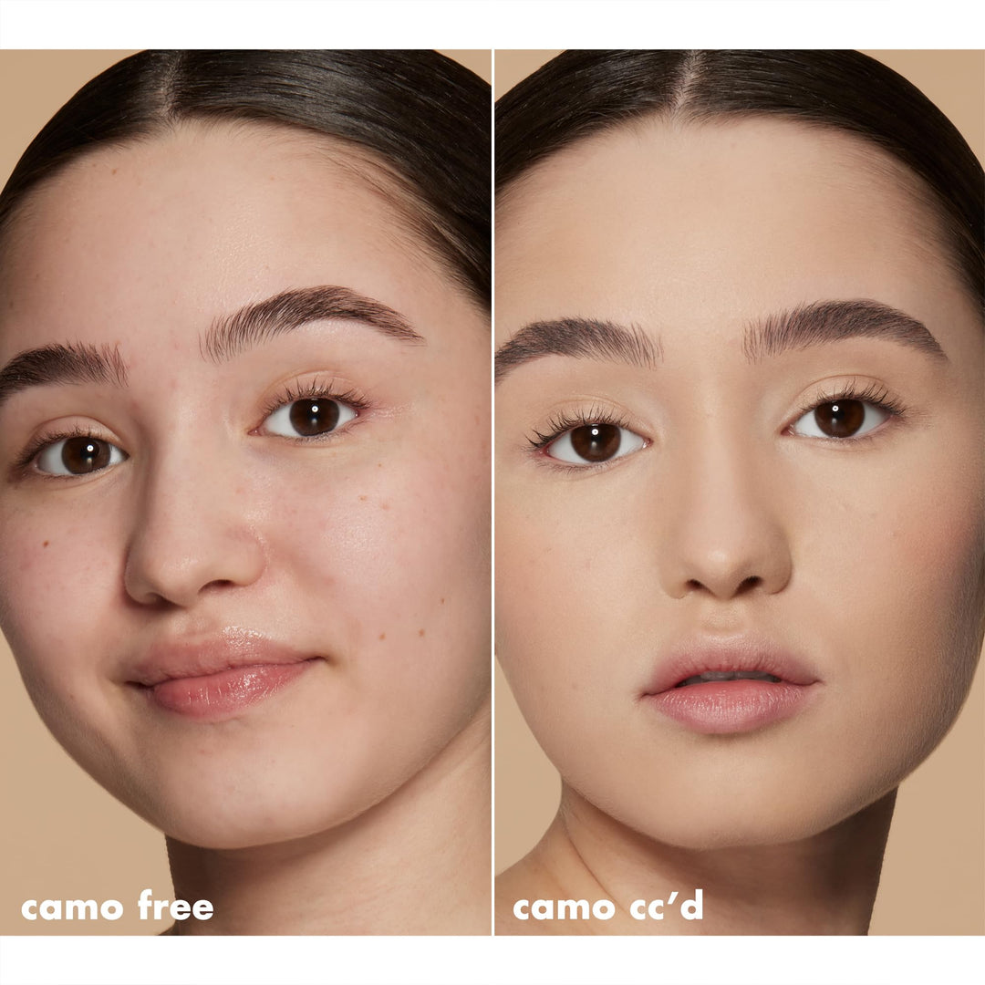 e.l.f. Camo CC Cream, Color Correcting Medium-To-Full Coverage Foundation with SPF 30, Light 210 N, 1.0 Oz (30g)