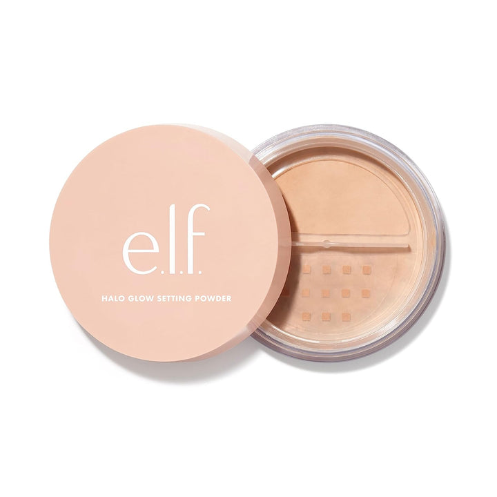 e.l.f. Halo Glow Soft Focus Setting Powder, Silky Setting Powder For Creating Soft Glow Without Shine, Smooths Pores & Lines