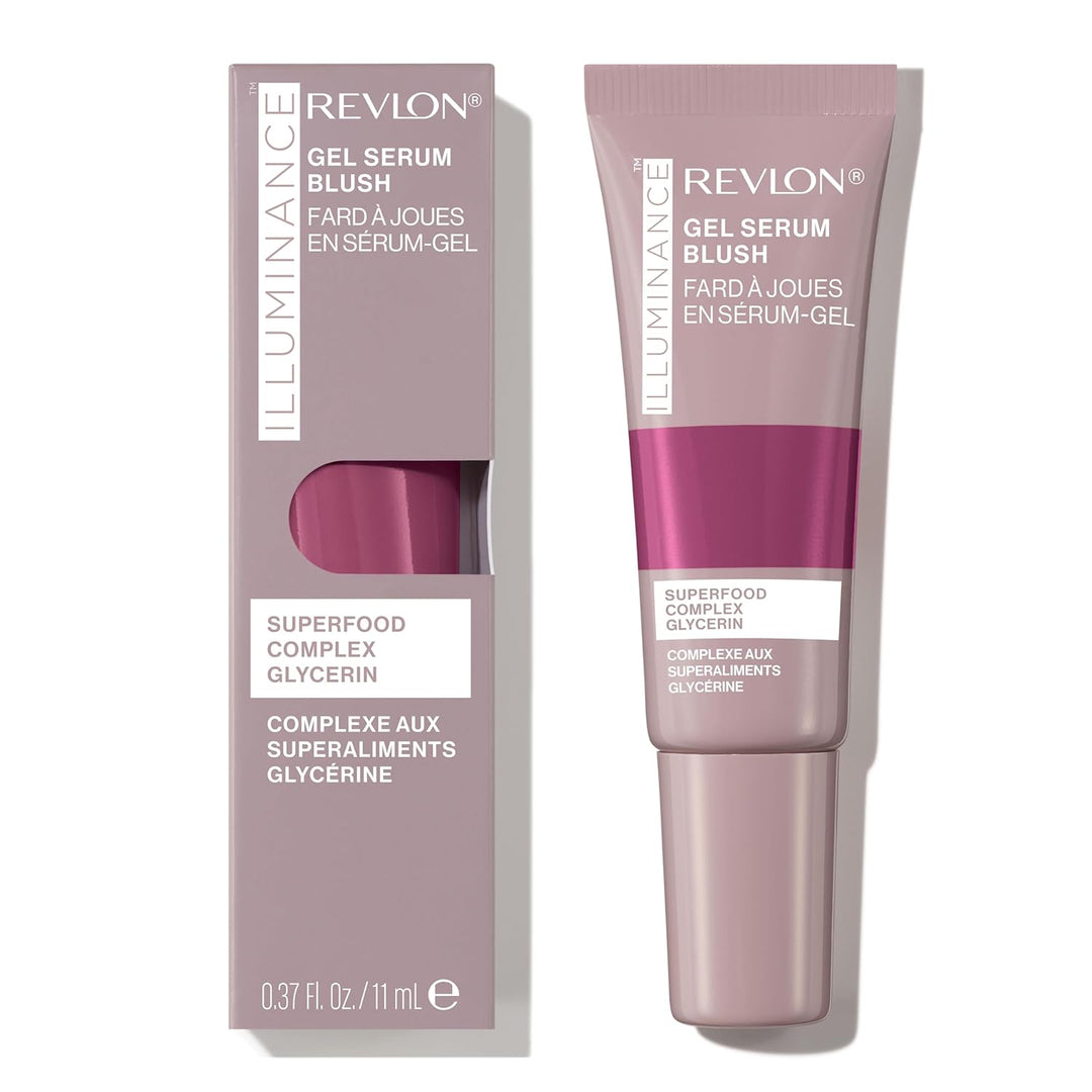 Revlon Illuminance Gel Serum Blush, Visibly Plump Cheeks, Dewy Finish and Hydrates All Day