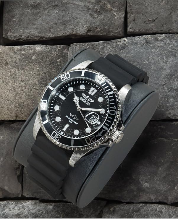 INVICTA Pro Diver Men 43mm Stainless Steel Steel Black dial PC32 Quartz 47161
