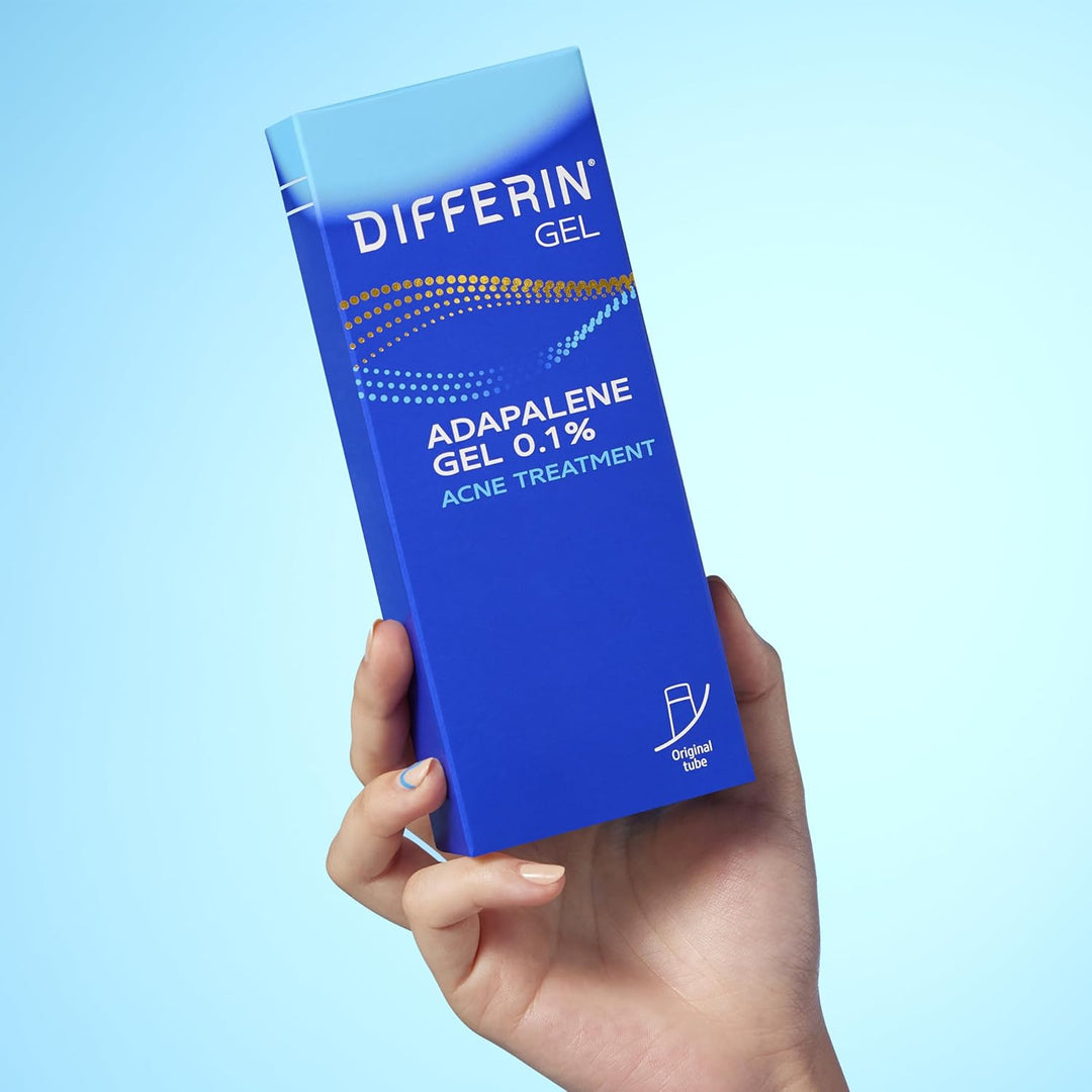 Differin Acne Treatment Gel, 15g Tube | 30 Day Supply, Retinoid Treatment for Face with 0.1% Adapalene