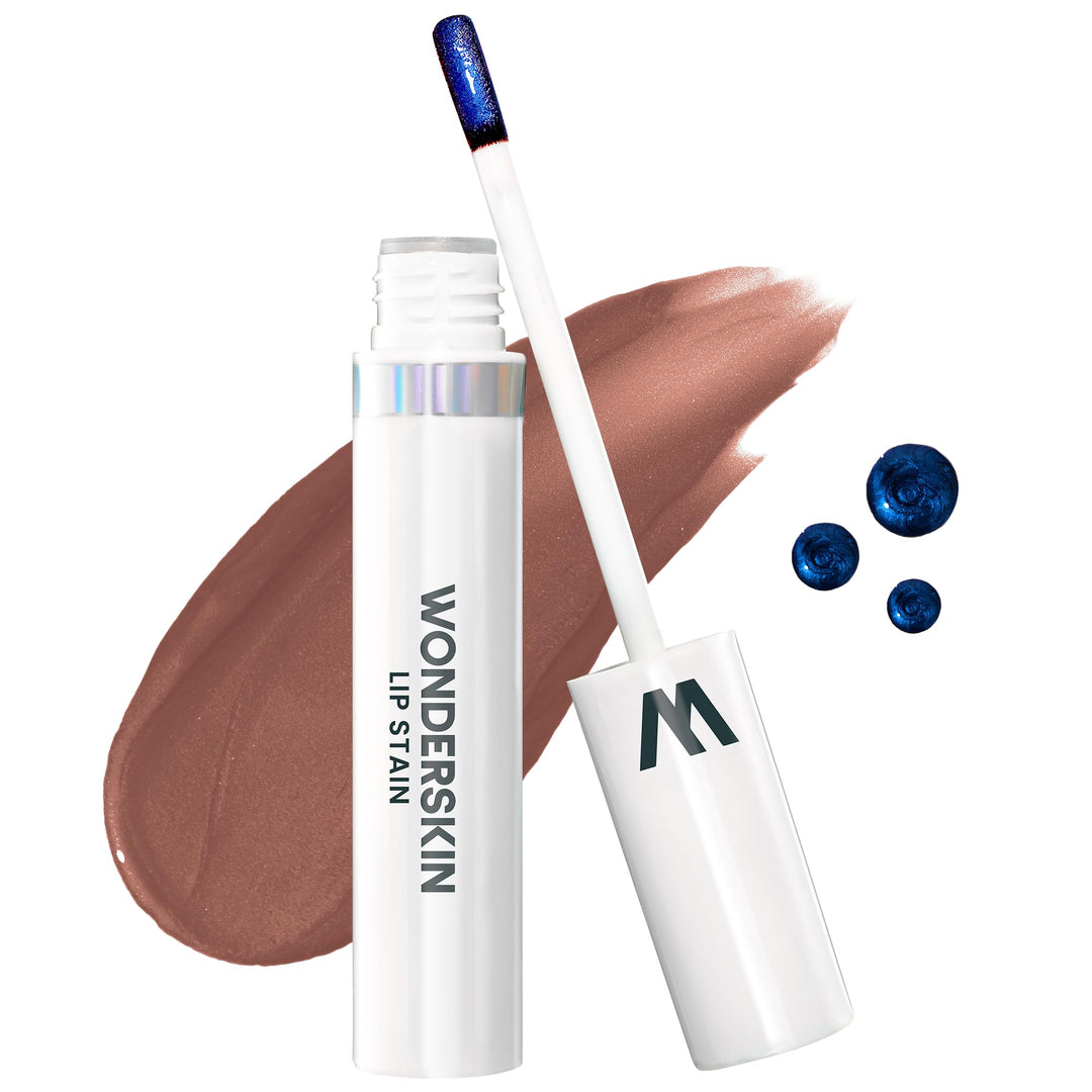Wonderskin Wonder Blading All Day Lip Stain Peel Off Masque - Long Lasting, Waterproof and Transfer Proof Nude Lip Tint, Matte Finish Peel Off Lip Stain