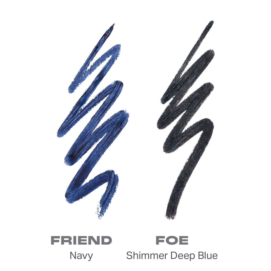 Morphe Bi-Liner Dual-Ended Gel Eyeliner Pencil - Matte &amp; Metallic Eye Liner Duo with Long Lasting Waterproof Color for Precise and Smoked Eye Makeup Looks