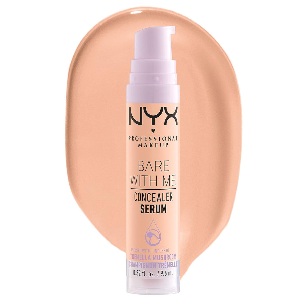 NYX PROFESSIONAL MAKEUP Bare With Me Concealer Serum, Concealer Makeup For Up To 24Hr Hydration