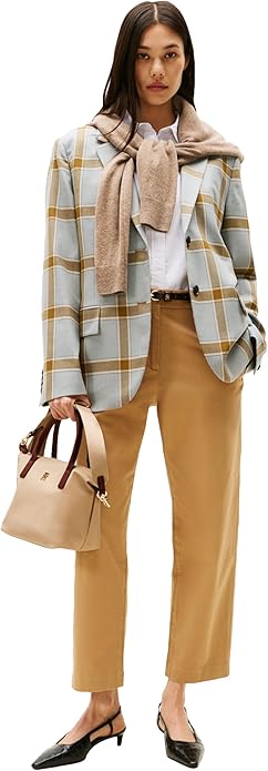 Tommy Hilfiger Popette Small Tote Bag with Removable Crossbody Strap - Sandalwood