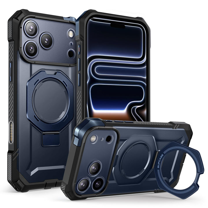 SUPCASE for iPhone 17 Pro Max Case with Kickstand (Unicorn Beetle Grip), [Camera Control Cover] [Compatible with MagSafe] [Military-Grade Drop Protection] Heavy Duty Magnetic Phone Case