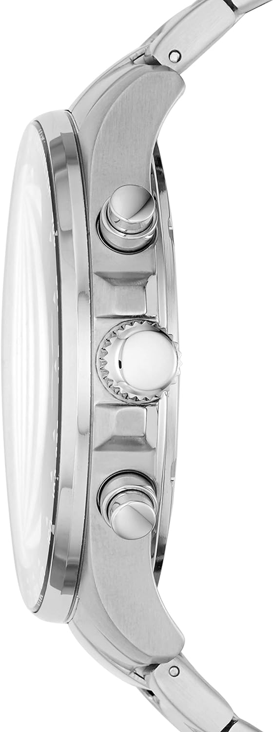 Fossil Men's Neale Quartz Stainless Steel Chronograph Watch, Silver/Gold - BQ2266