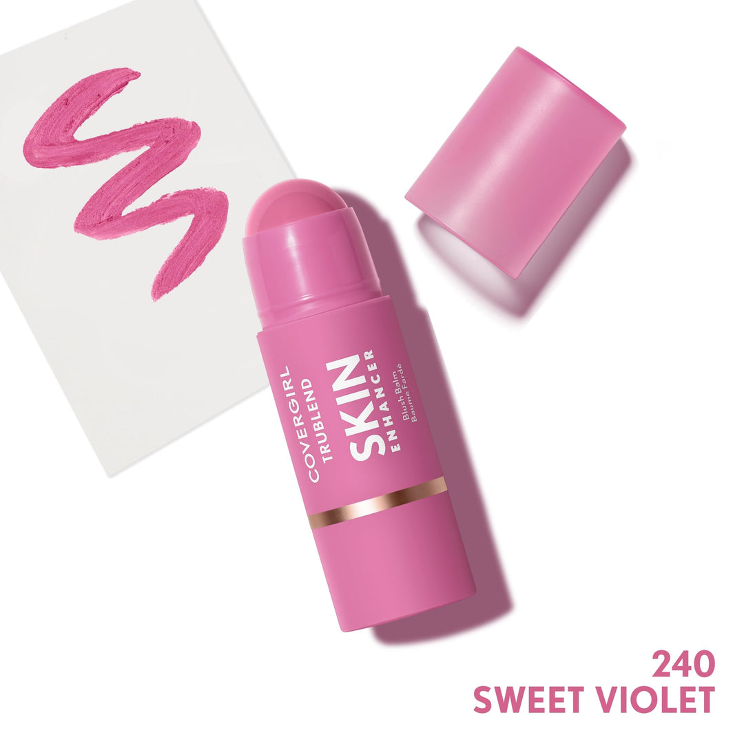 COVERGIRL Trublend Skin Enhancer Blush Balm Stick, Vegan Formula, Easy to Use, Glides on Effortlessly, Non-Greasy, Doesn&