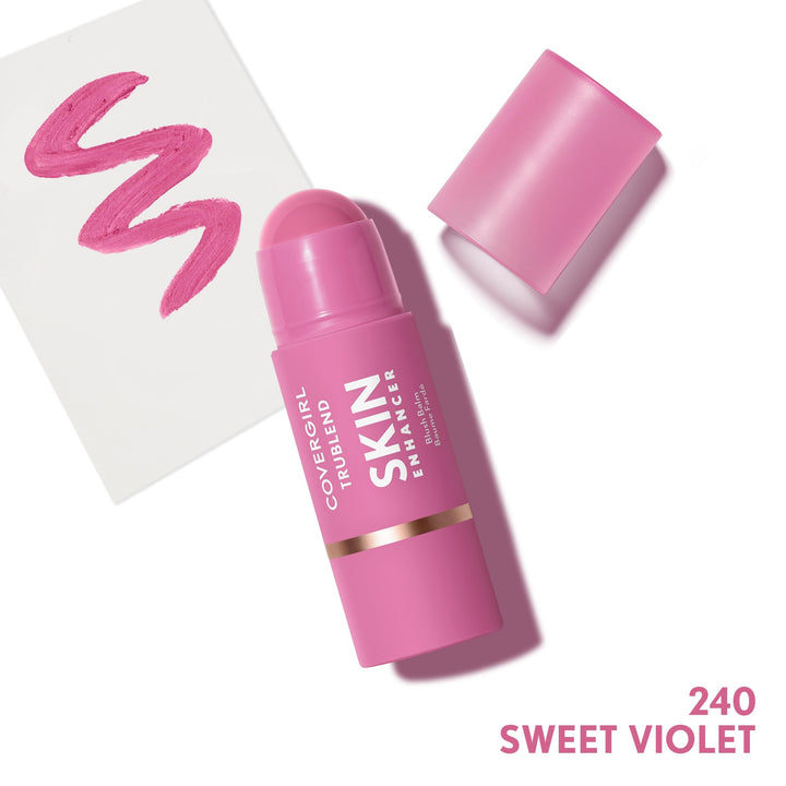 COVERGIRL Trublend Skin Enhancer Blush Balm Stick, Vegan Formula, Easy to Use, Glides on Effortlessly, Non-Greasy, Doesn&