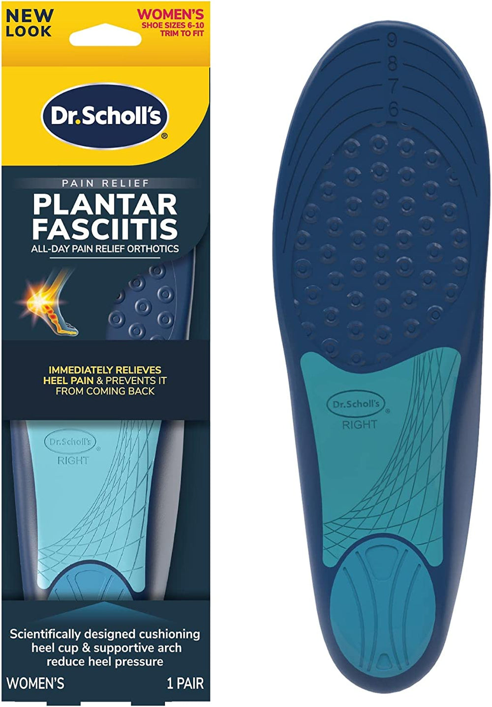 Dr. Scholl’s Plantar Fasciitis Pain Relief Orthotics, Clinically Proven Relief and Prevention of Plantar Fasciitis Pain - 3alababak