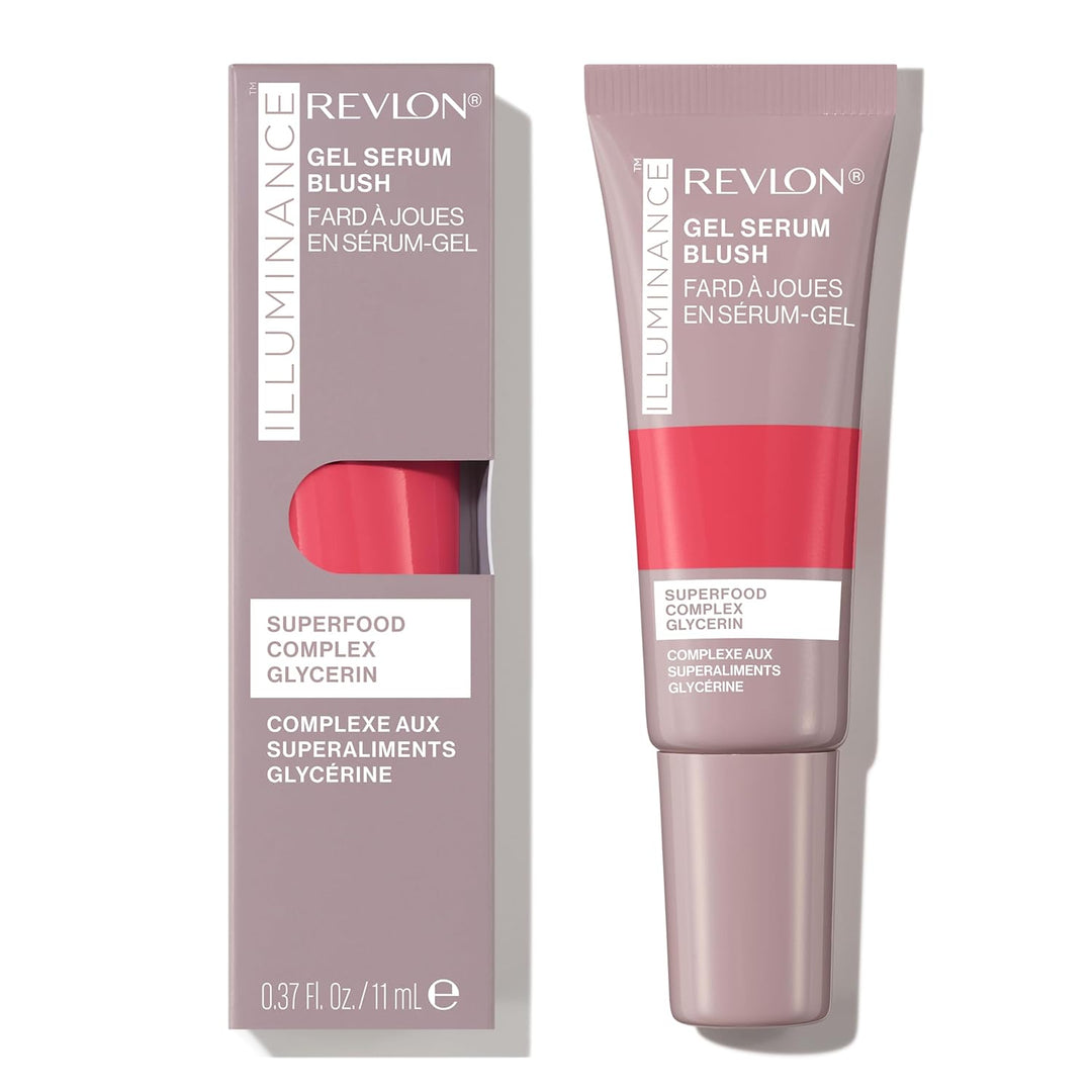 Revlon Illuminance Gel Serum Blush, Visibly Plump Cheeks, Dewy Finish and Hydrates All Day