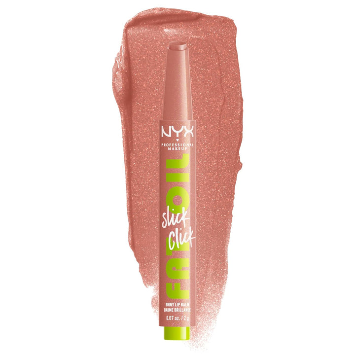 NYX PROFESSIONAL MAKEUP Fat Oil Slick Click, Lightweight, Buildable, Pigmented Vegan Lip Balm