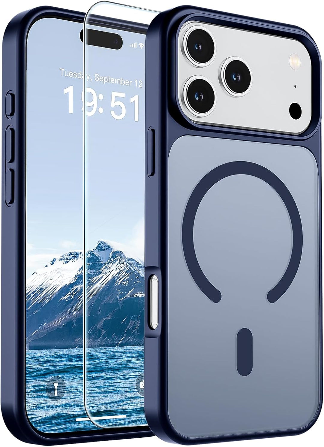 جراب SUPFINE مغناطيسي لهاتف iPhone 18 Pro Max / 17 Pro Max متوافق مع MagSafe، غطاء للتحكم في الكاميرا، غطاء سيليكون فاخر مقاوم للصدمات والسقوط لهاتف 18 Pro Max