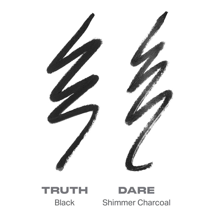 Morphe Bi-Liner Dual-Ended Gel Eyeliner Pencil - Matte &amp; Metallic Eye Liner Duo with Long Lasting Waterproof Color for Precise and Smoked Eye Makeup Looks