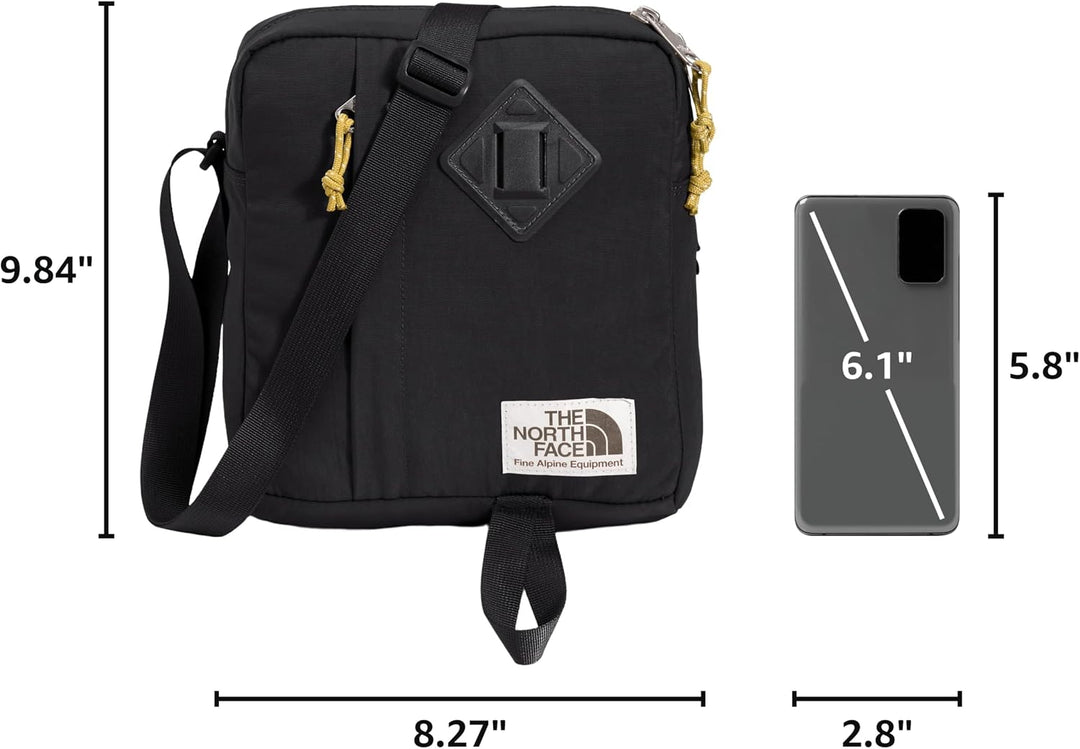 THE NORTH FACE Berkeley Crossbody Bag | Adjustable Strap, Water-repellent Finish, Internal Divider &amp; External Pocket