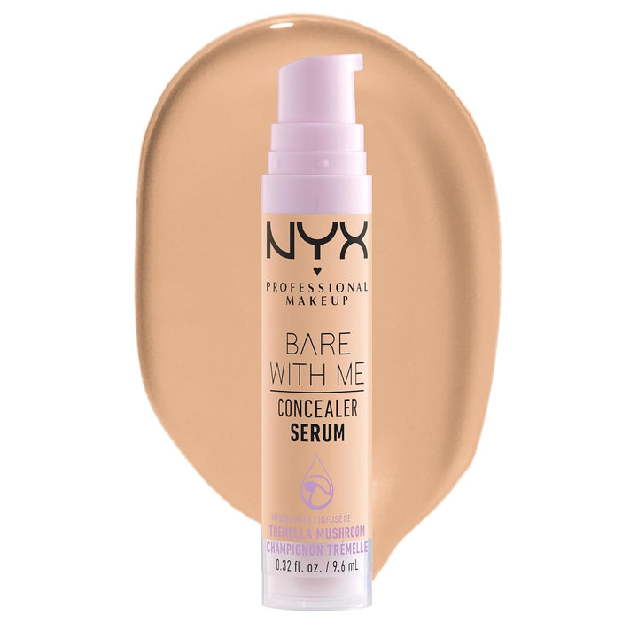 NYX PROFESSIONAL MAKEUP Bare With Me Concealer Serum, Concealer Makeup For Up To 24Hr Hydration