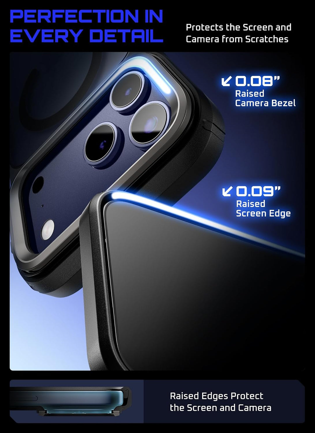 جراب SUPCASE لهاتف iPhone 18 Pro Max / 17 Pro Max مع مسند، زر تحكم بالكاميرا، متوافق مع MagSafe، حماية بمعايير عسكرية، ظهر شبه شفاف نحيف، إصدار Unicorn Beetle Mag