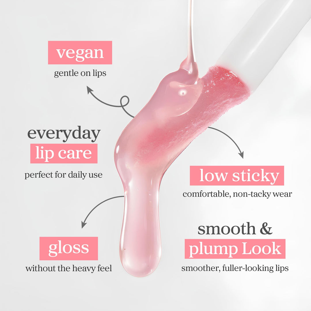 NOONI Korean Lip Oil - Applemint | Long-Lasting, Moisturizing, Plumping, Revitalizing for Dry Lips, Waterproof, No Peel Off, Hydrating, Nourishing Crystal Clear Lip Stain, 0.12 FL Oz