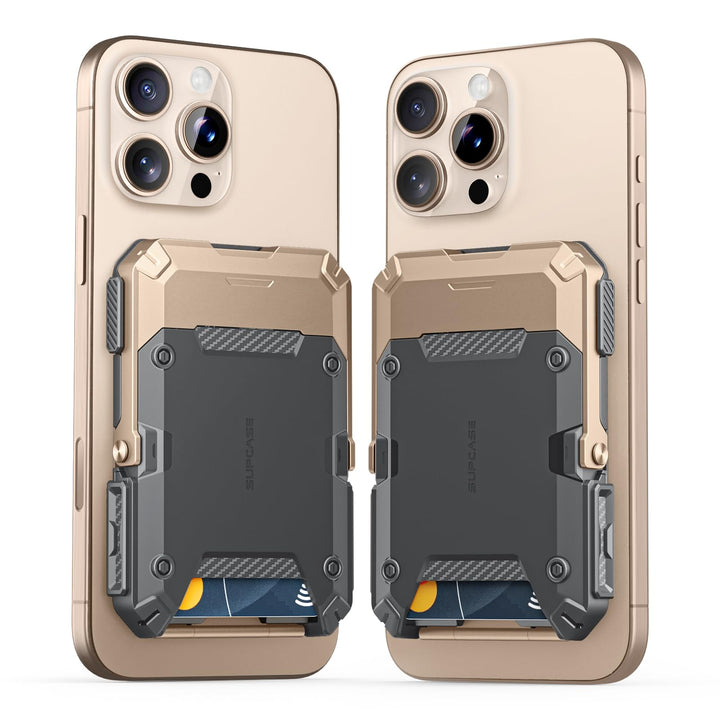 SUPCASE for MagSafe Wallet with Adjustable Stand, Hold 5 Cards, RFID Blocking, Strong Magnetic Lock, Magnetic Wallet for Men, Phone Card Holder Tripod for iPhone 18/17/16/15/14/13/12 Series