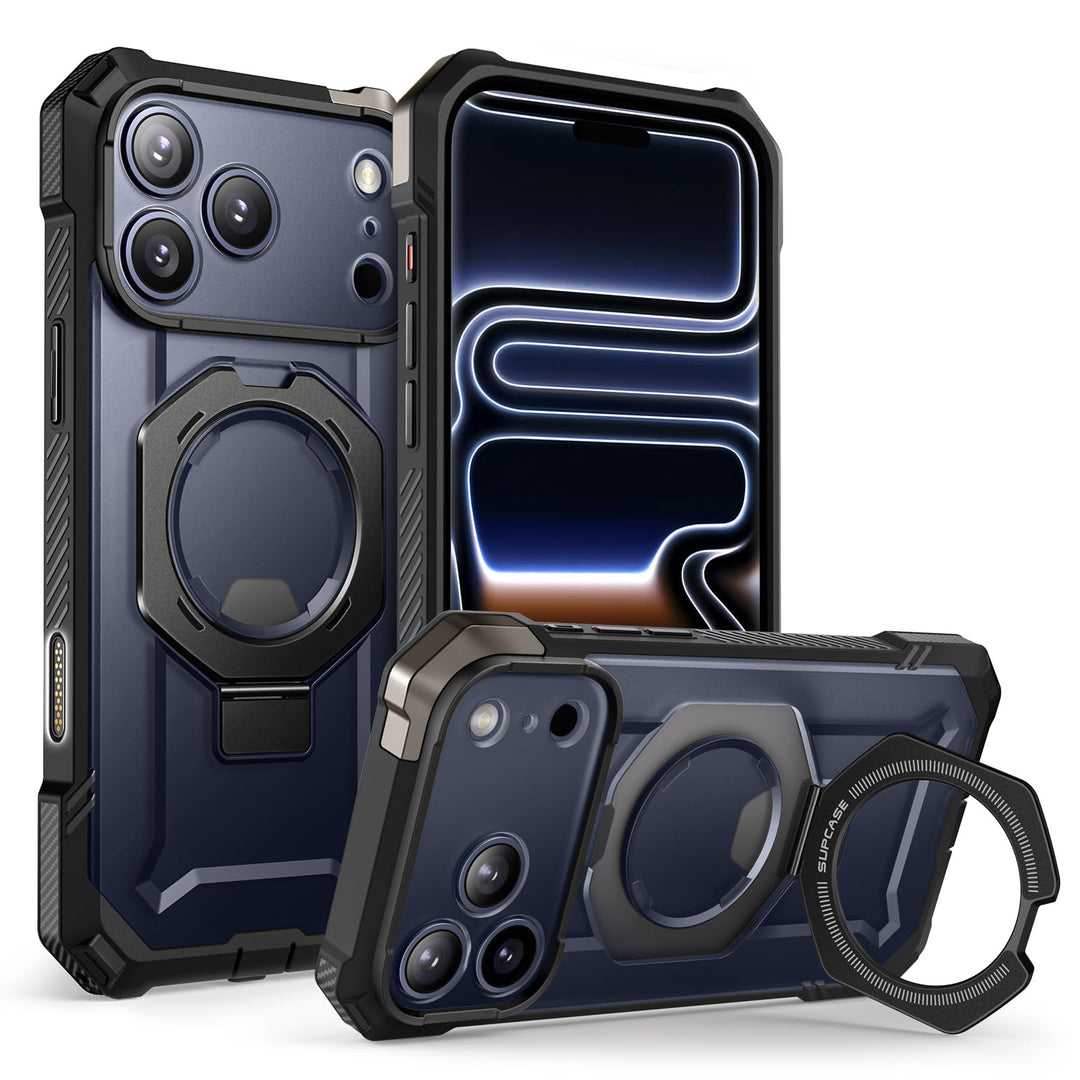 SUPCASE for iPhone 17 Pro Max Case with Kickstand (Unicorn Beetle Grip), [Camera Control Cover] [Compatible with MagSafe] [Military-Grade Drop Protection] Heavy Duty Magnetic Phone Case