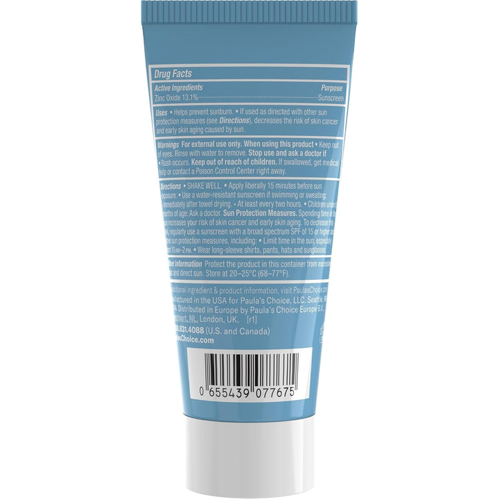 Paula's Choice RESIST Super-Light Daily Wrinkle Defense Mineral Sunscreen, SPF 30 Face Sunscreen for Oily Skin, Matte Tinted Face Moisturizer, UVA/UVB Protection, Fragrance-Free