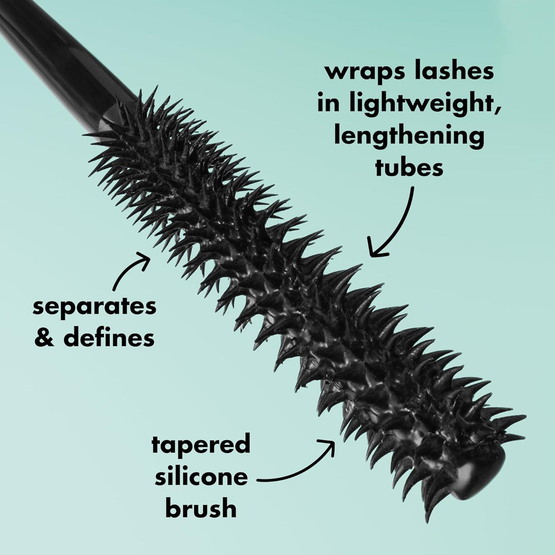 e.l.f. Lash XTNDR Mascara, Made With Tubing Technology For The Look Of Lash Extensions, Clump & Flake Free, Vegan & Cruelty-Free, Pitch Black