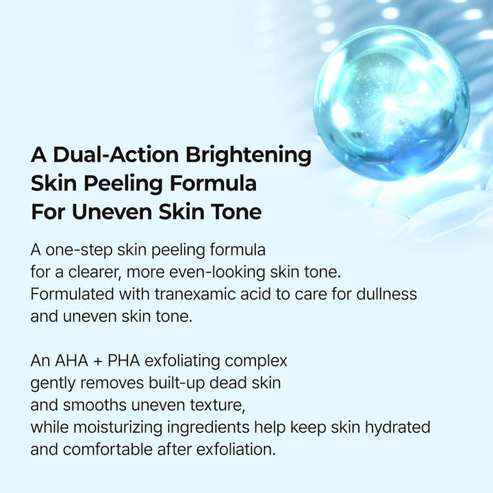 Dr.Melaxin Peel Shot Exfoliating TX Serum 80ml – 99% Pure Tranexamic Acid &amp; Niacinamide + AHA PHA Brightening Exfoliating for Uneven Skin Tone, Dark Spots &amp; Dullness | Smooth | Korean Skincare