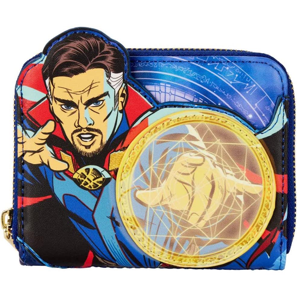 Loungefly Marvel Dr. Strange Multiverse Wallet Marvel - Dr. Strange One Size - BumbleToys - 14 Years & Up, 5-7 Years, 8-13 Years, Characters, Disney, Girls, Pre-Order