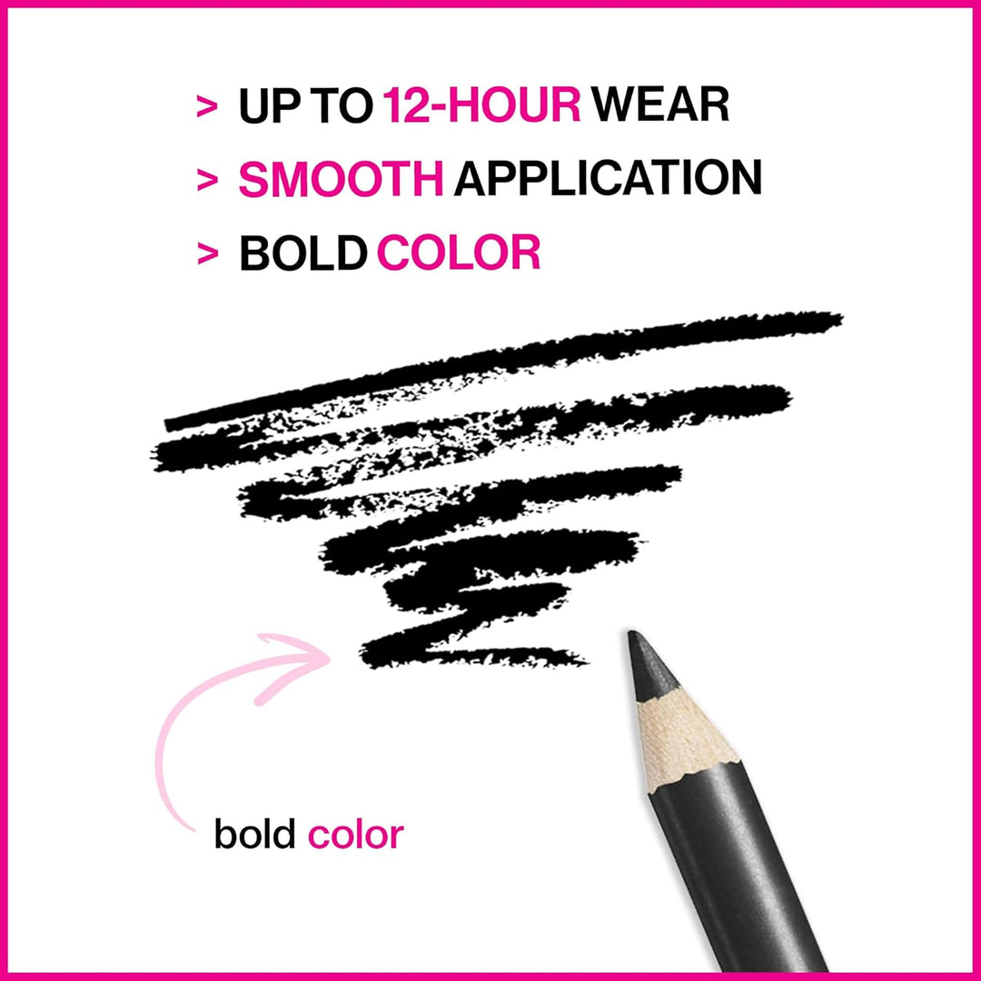wet n wild Color Icon Kohl Eyeliner Pencil - Rich Hyper-Pigmented Color, Smooth Creamy Application, Long-Wearing Matte Finish Versatility, Cruelty-Free