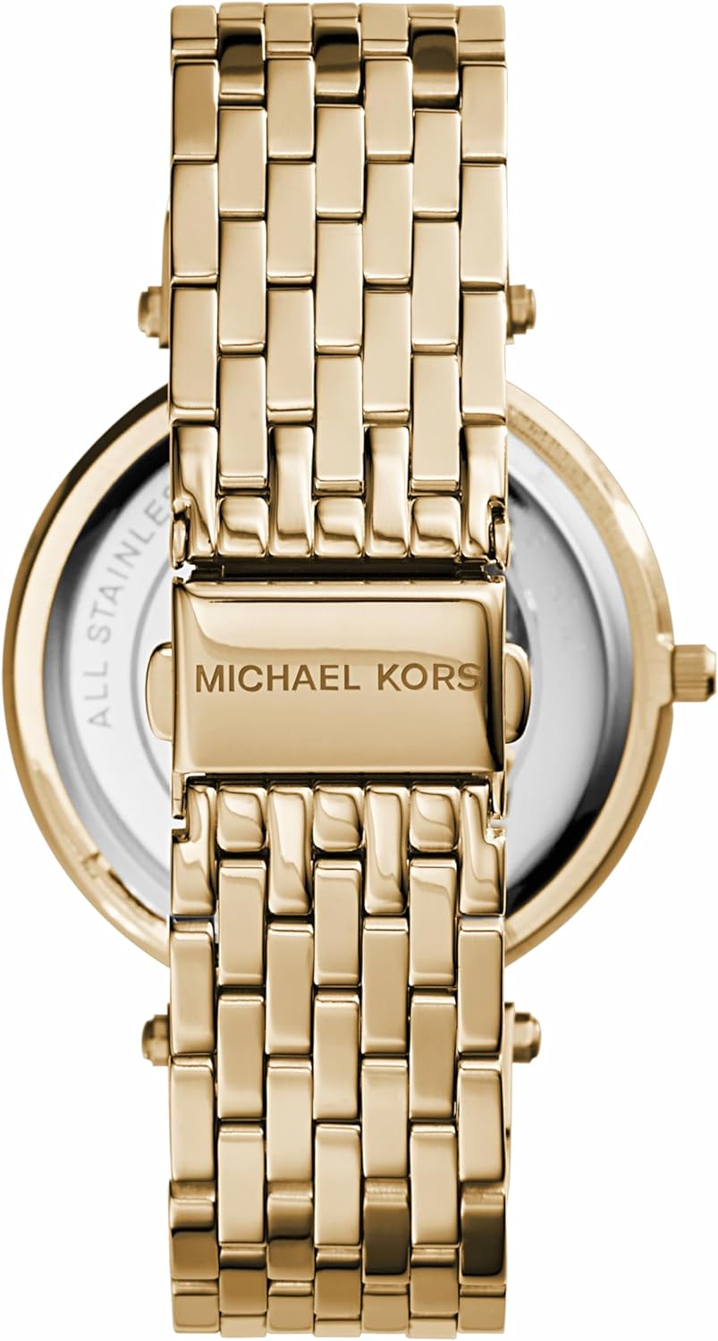 Michael Kors MK3191 Women's Darci Watch- Glamorous Three Hand Quartz Movement Wrist Watch