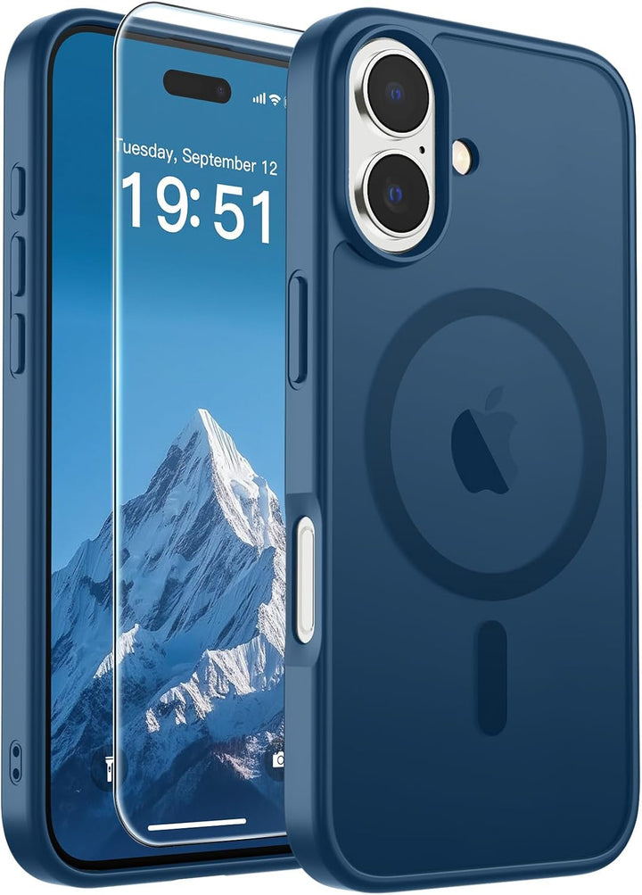 جراب SUPFINE مغناطيسي لهاتف iPhone 18 Pro Max / 17 Pro Max متوافق مع MagSafe، غطاء للتحكم في الكاميرا، غطاء سيليكون فاخر مقاوم للصدمات والسقوط لهاتف 18 Pro Max