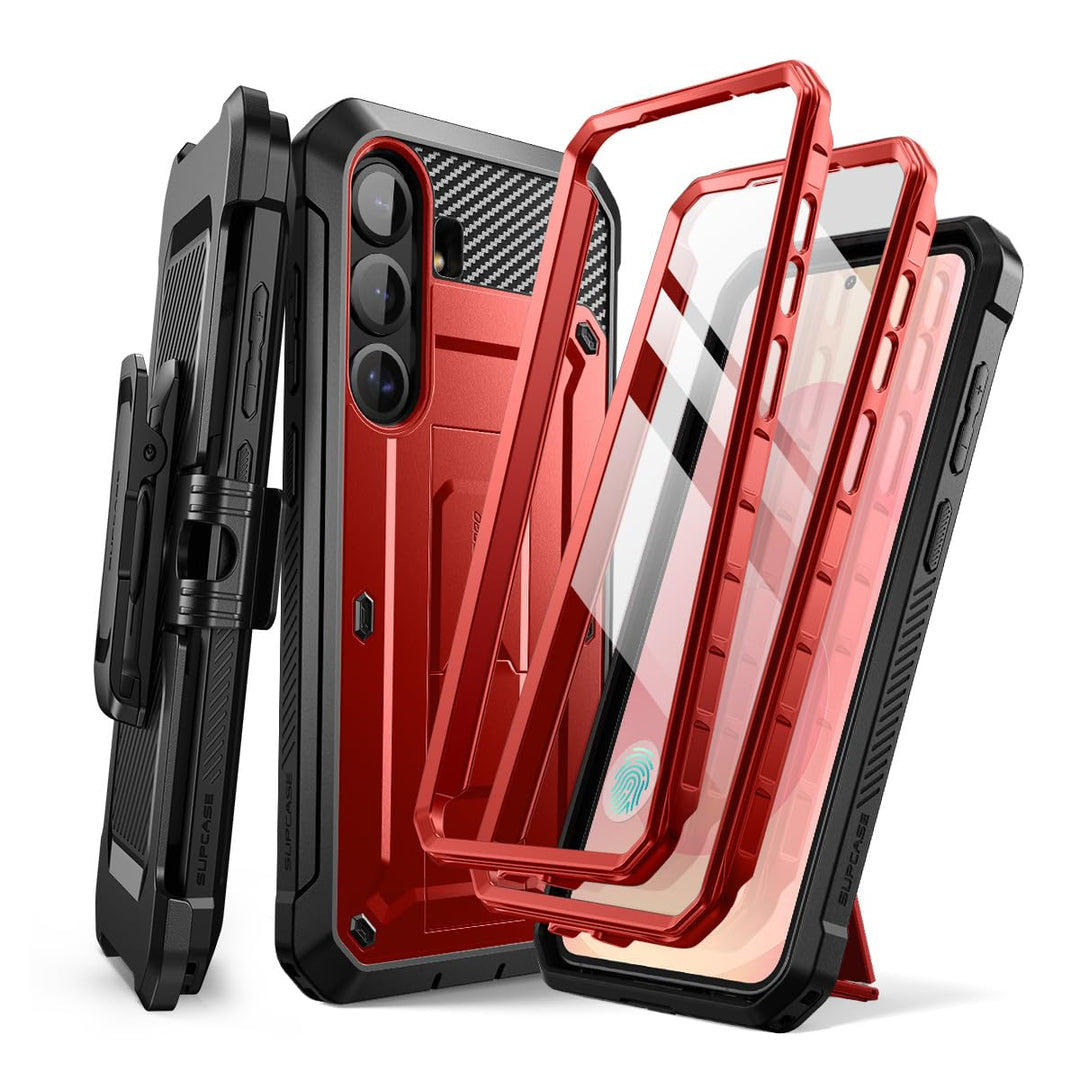 SUPCASE for Samsung Galaxy S25 Plus Case with Stand (Unicorn Beetle Pro), [2 Front Frames] [Built-in Screen Protector & Belt-Clip] Military-Grade Protection Phone Case for Galaxy S25 Plus 6.7"