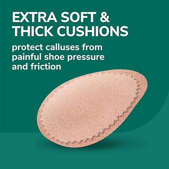 Dr. Scholl's Extra Thick Callus Remover, 4ct // Helps Soften Hard Calluses and Cushions for All-Day Pain Relief
