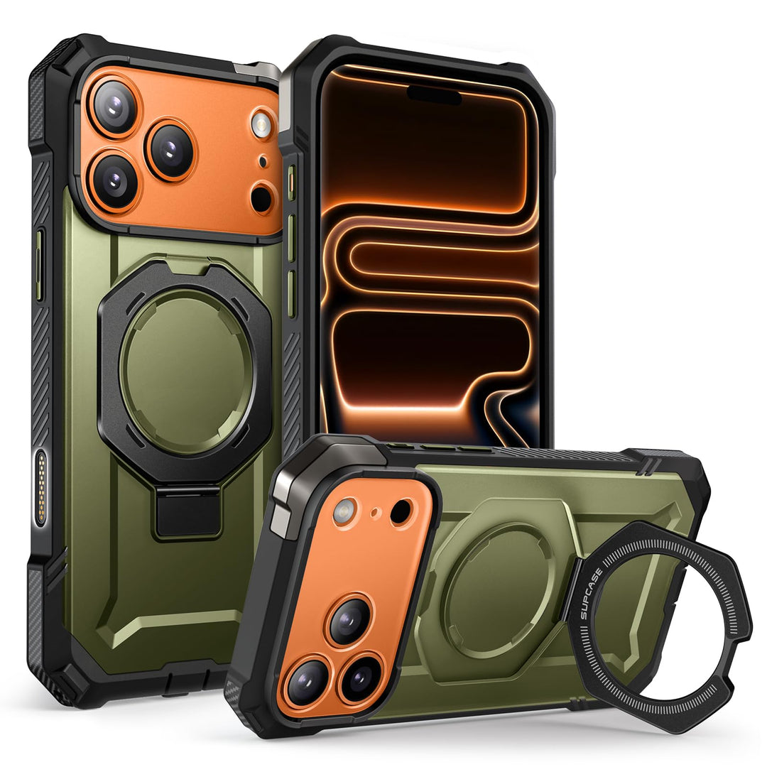 SUPCASE for iPhone 17 Pro Max Case with Kickstand (Unicorn Beetle Grip), [Camera Control Cover] [Compatible with MagSafe] [Military-Grade Drop Protection] Heavy Duty Magnetic Phone Case