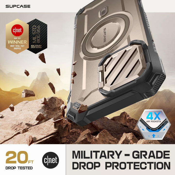 SUPCASE for iPhone 16 Pro Case 6.3'' 2024 with Camera Control Capture Button (UBMag XT), [Compatible with MagSafe] [Camera Cover Stand] [Military-Grade Protection] Rugged Magnetic Phone Case
