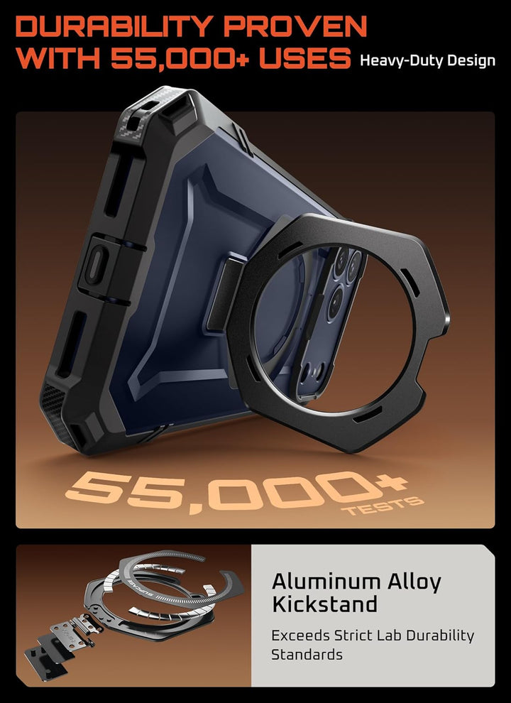 SUPCASE for iPhone 17 Pro Case with Kickstand (Unicorn Beetle Grip), [Camera Control Cover] [Compatible with MagSafe] [Military-Grade Drop Protection] Heavy Duty Magnetic Phone Case