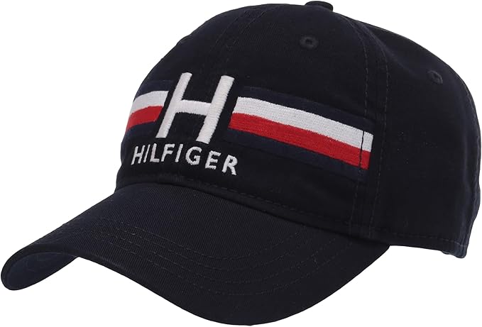 Tommy Hilfiger Men’s Cotton Ira Adjustable Baseball Cap