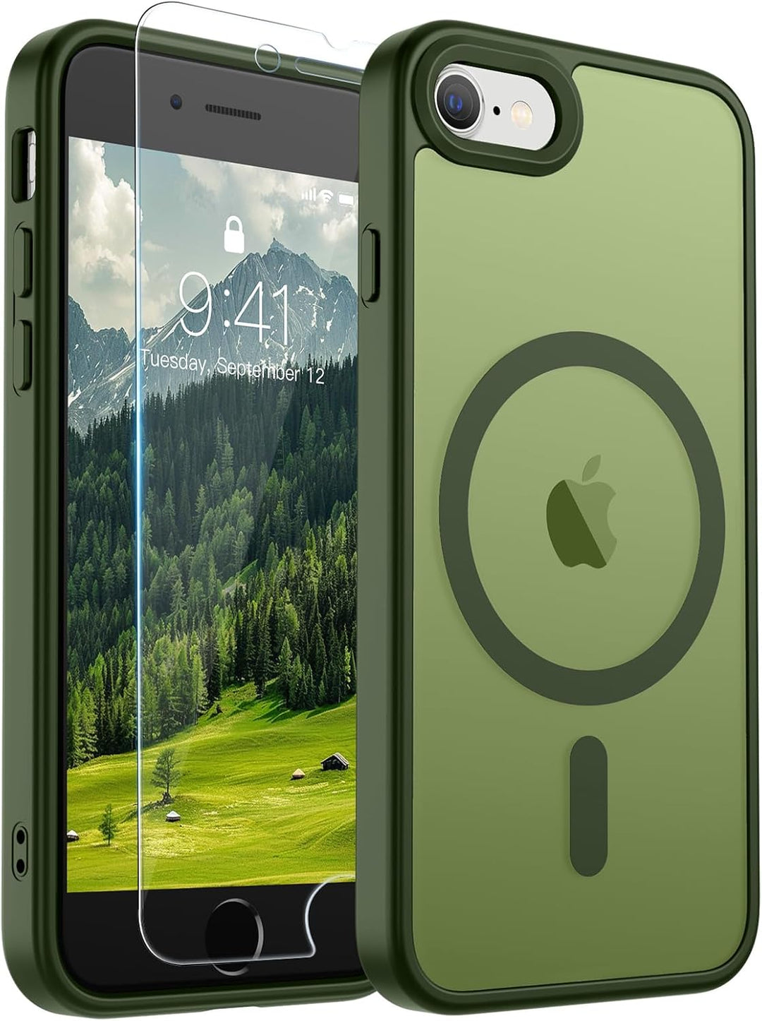جراب SUPFINE مغناطيسي لهاتف iPhone 18 Pro Max / 17 Pro Max متوافق مع MagSafe، غطاء للتحكم في الكاميرا، غطاء سيليكون فاخر مقاوم للصدمات والسقوط لهاتف 18 Pro Max